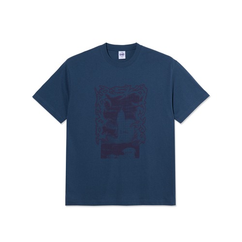 Polar skate co. Passing resemblance tee grey blue