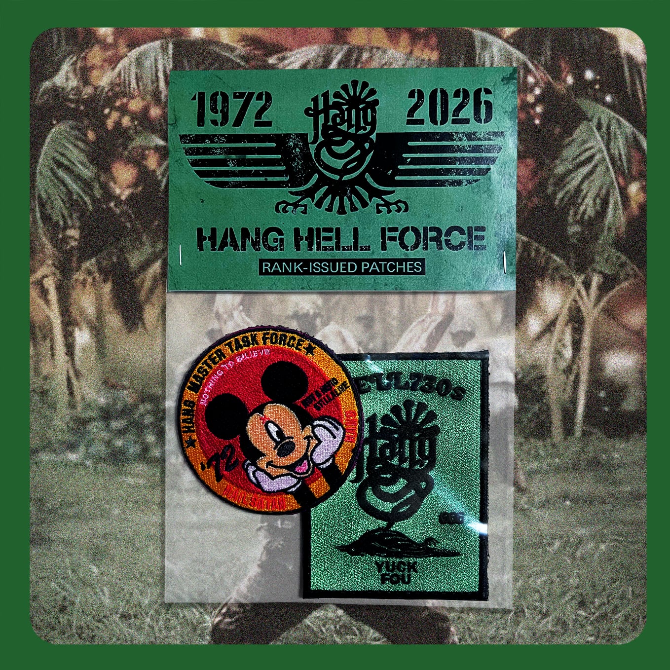 ［HANG］HANG HELL FORCE　RANK-ISSUED PATCHES