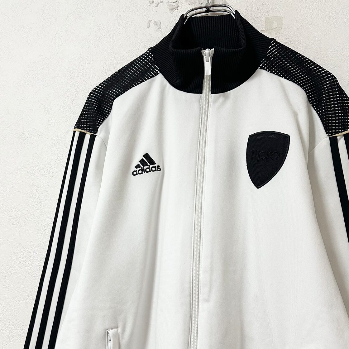 美品☆adidas/アディダス☆トラックジャケット/ジャージ☆ホワイト 