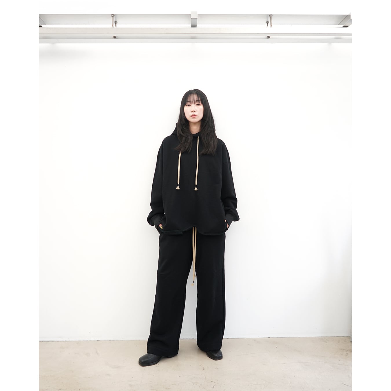 The Viridi-anne] (ザヴィリディアン) VI-3920-01 COTTON/WOOL SWEAT