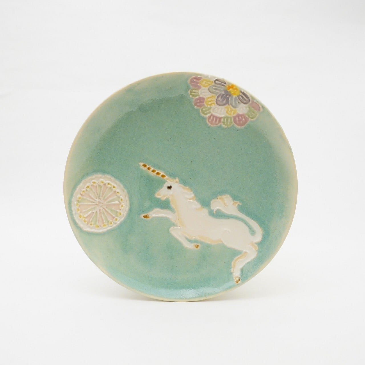 【陶芸工房ラ・プエルタ】一角獣プレートB