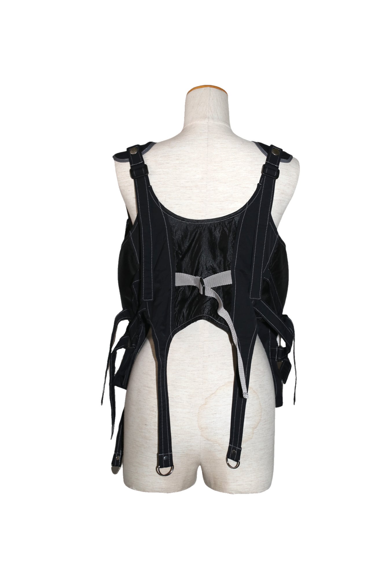 25SS】rurumu: utility pocket vest (BLACK) rrm25SS-VT01 | IAAAM