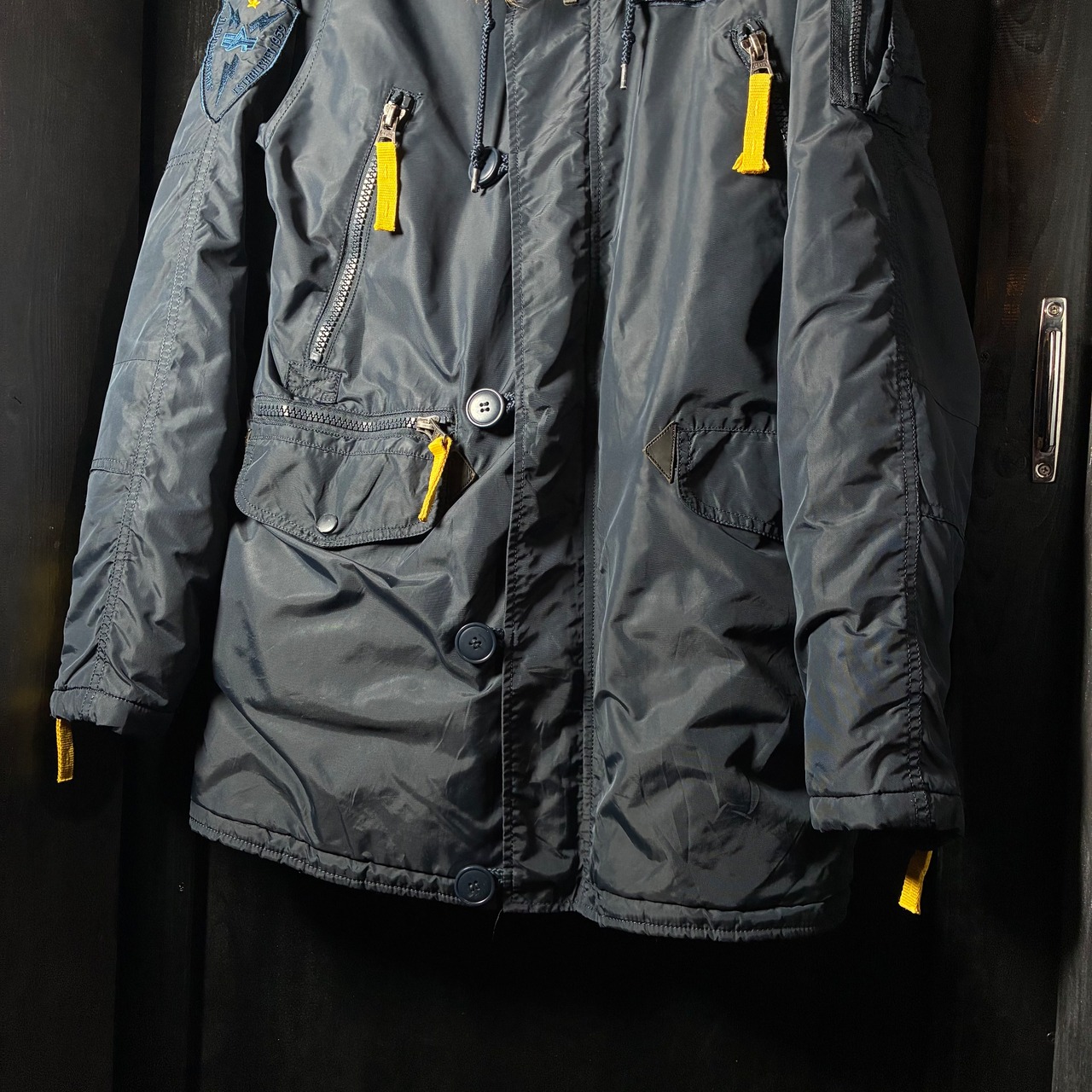 ALPHA INDUSTRIES N-3B フライトジャケット　ネイビー　S アルファ