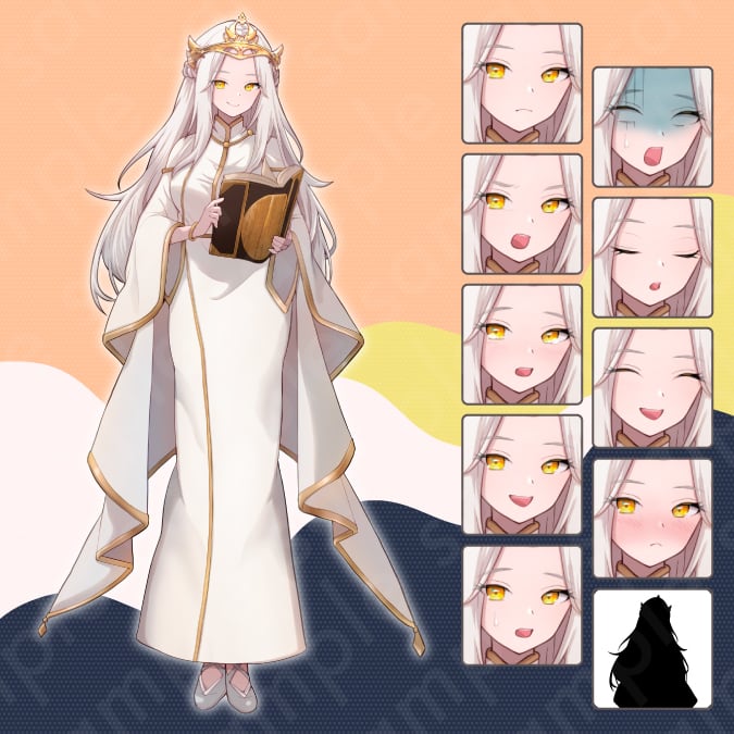 ファンタジー風アニメキャラクターイラスト ファンタジー風キャラクター立ち絵素材 - はにとう - BOOTH