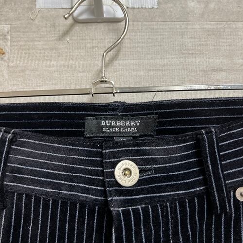 BURBERRY BLACK LABEL バーバリーブラックレーベル ベルベット