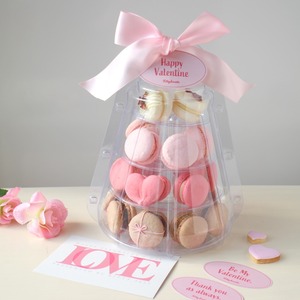 【ピンクマカロンタワー】Pink Love Macaron Tower