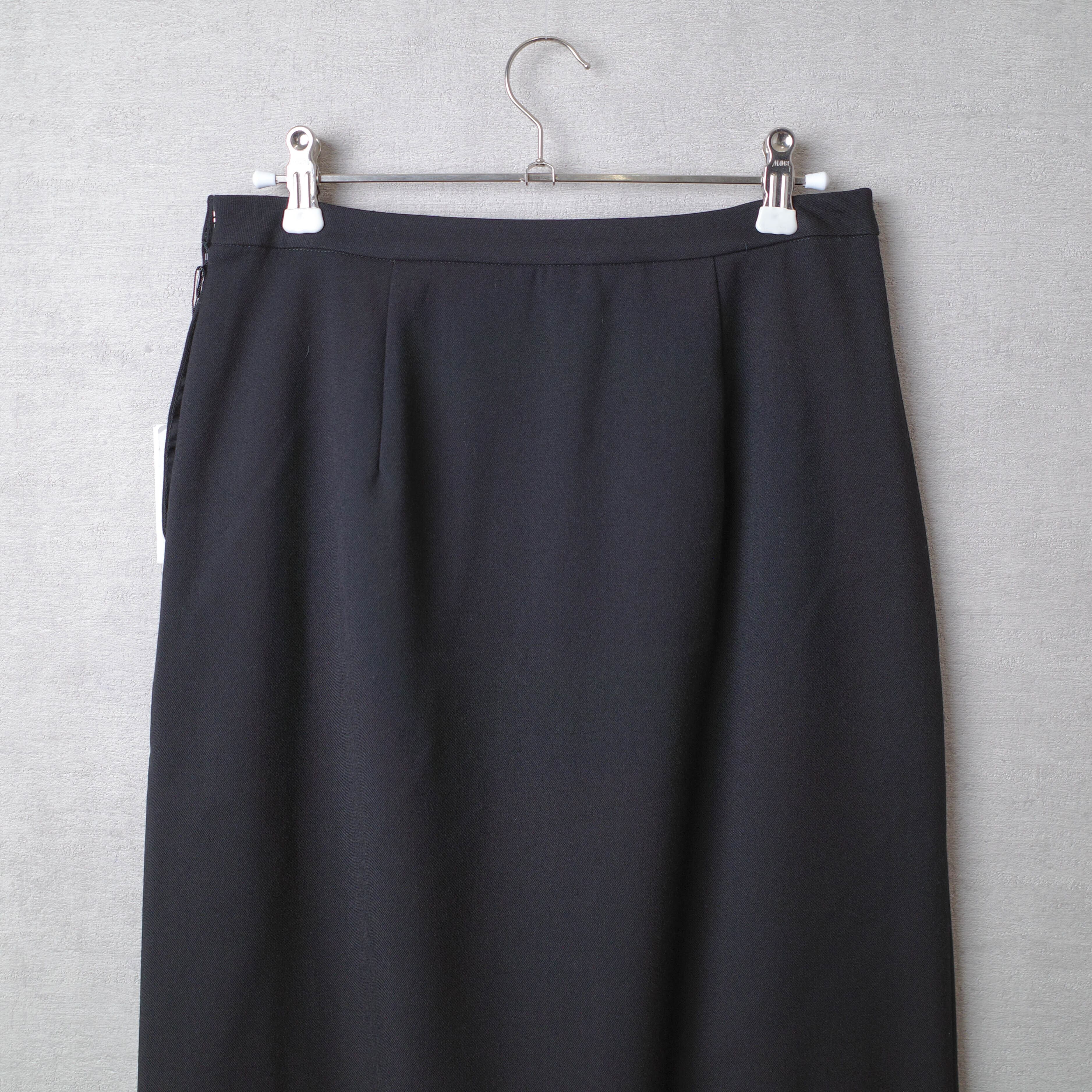 [NEW] RIM･ARK	SLIT SKIRT BLACK 460BAL31-0230