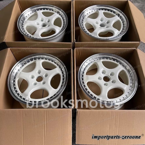 20インチ鍛造クラシックホワイトホイールポルシェ 997 911 カレラ S/T ナローボディ適合 LI-1786