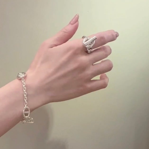 希少サイズ【HERMÈS】【57】2617 エルメス チェーントグルクロワゼット
