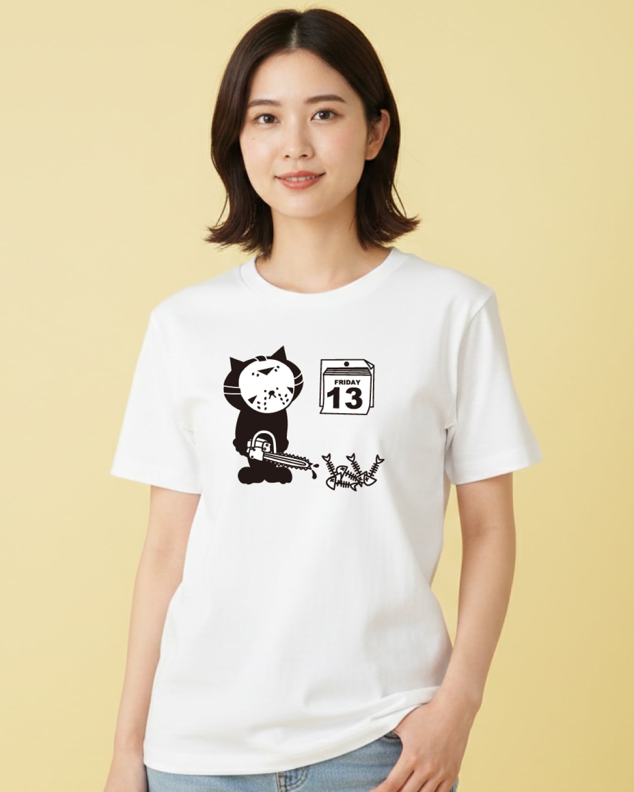 金曜日のネコ】 ユニセックスTシャツ⭐︎マジックマインド | マジック