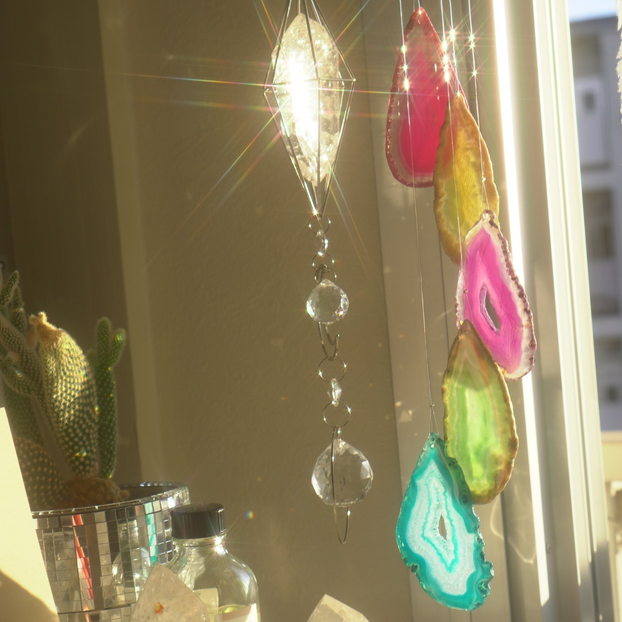 Vivid Rainbow 27 - アゲートヒーリングチャイム / Agate Healing Chime 1166