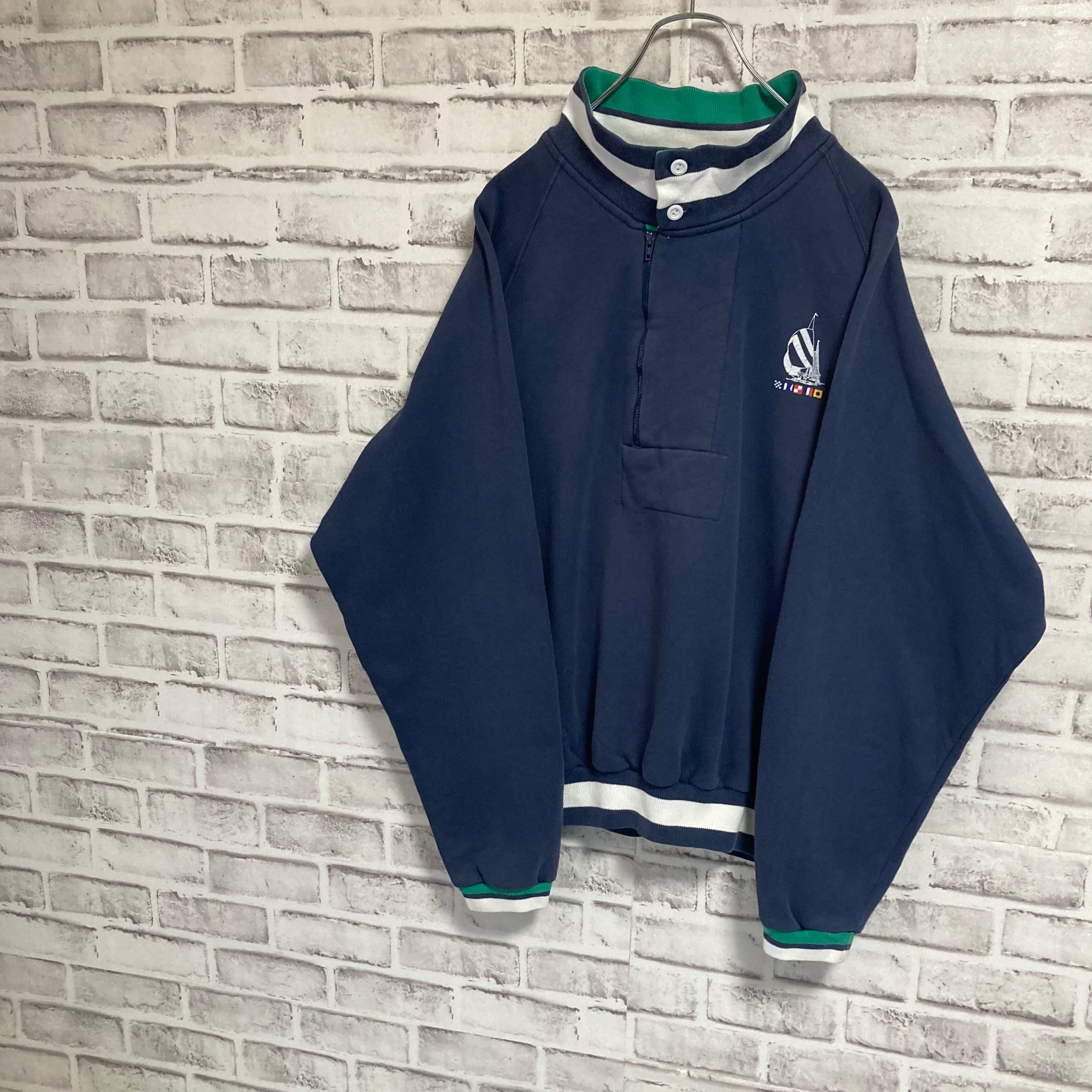 ビンテージ NAUTICA ジップ スウェット トレーナー 美品