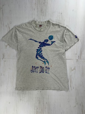 1990's NIKE "Just Do It" Volleyball Graphic Tee - USA Made #F849