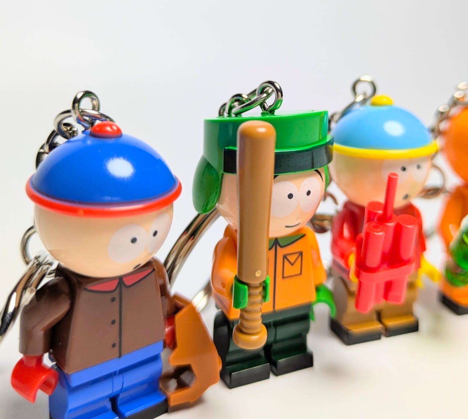 【ブロックフィギュアキーホルダー】 South Park ( サウスパーク ) 〚アメリカン雑貨 アメトイ〛