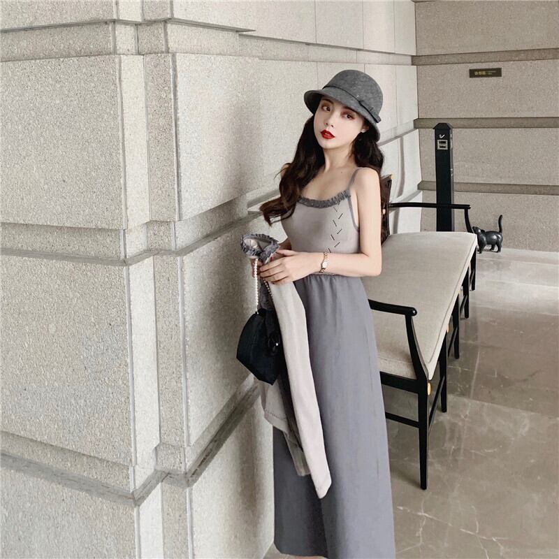 スプリングスリムレースドレス ニットカーディガン 春物 ドラファッションホール34367457710