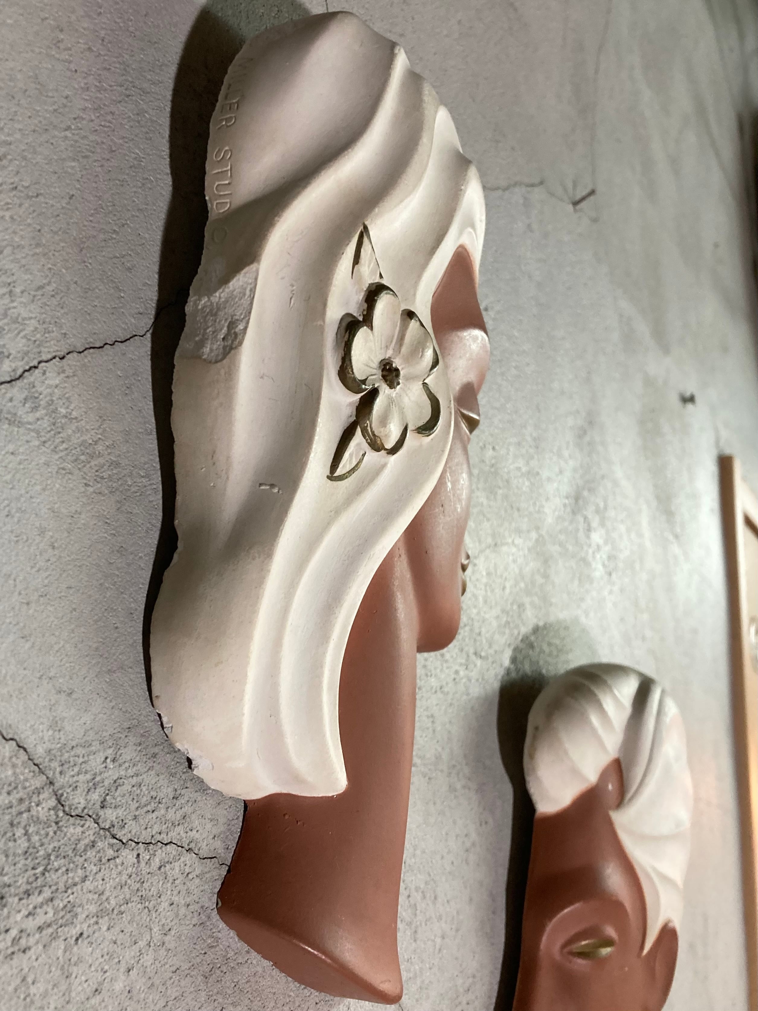 50s VINTAGE HAWAIIAN HEAD WALL DECOR | BEADY powered by BASE 1940s