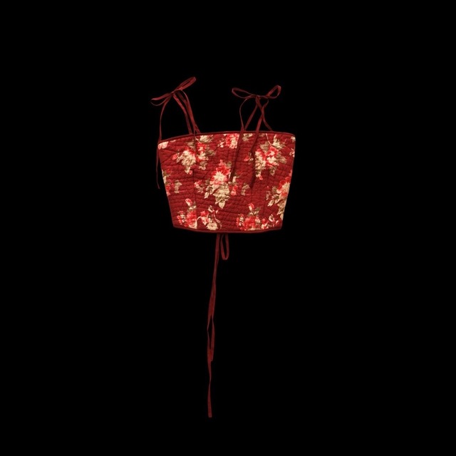 Re; project / 【Corset Bustier】1970s French Flower Quilted