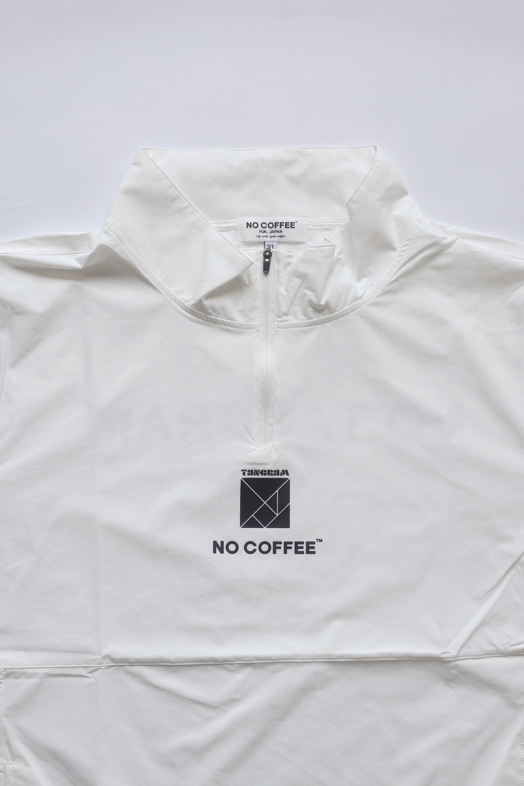 NO COFFEE × TANGRAM HALF ZIP PISTE S/S | NO COFFEE
