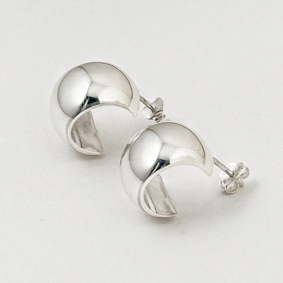 ぷっくり スタッドフープ ピアス | 【公式通販】鎌倉のシルバー