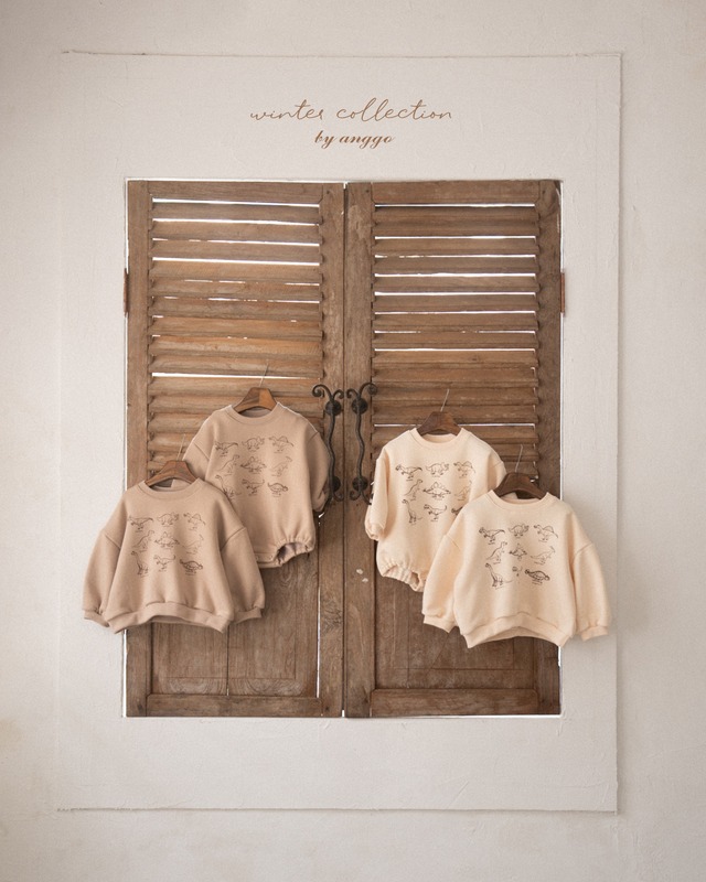 〚予約〛Winter dino rompers <baby>