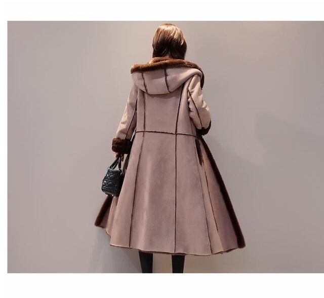 大きいサイズ レディース ロングコート コート レディース ムートン