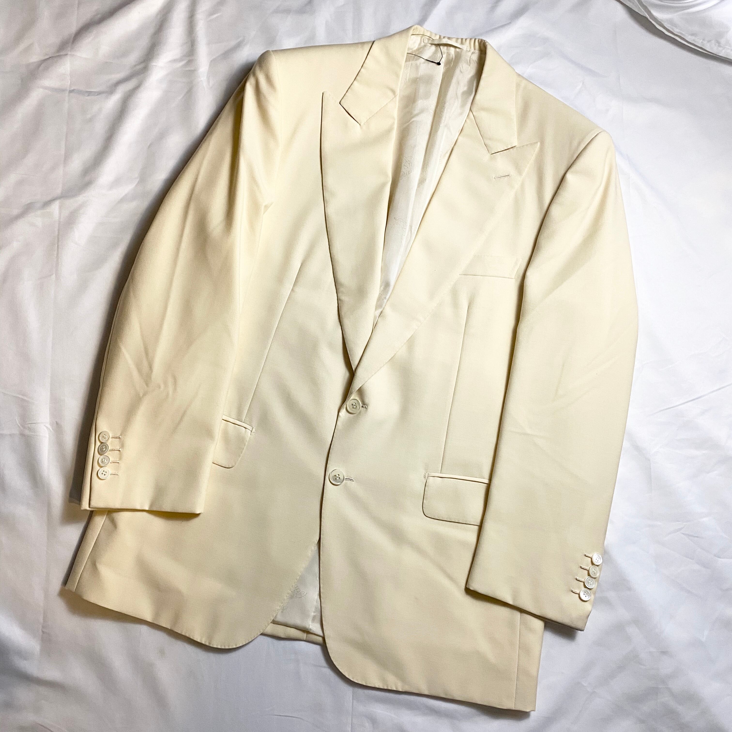 vintage BRIONI cream color tailored jacket | NOIR ONLINE 