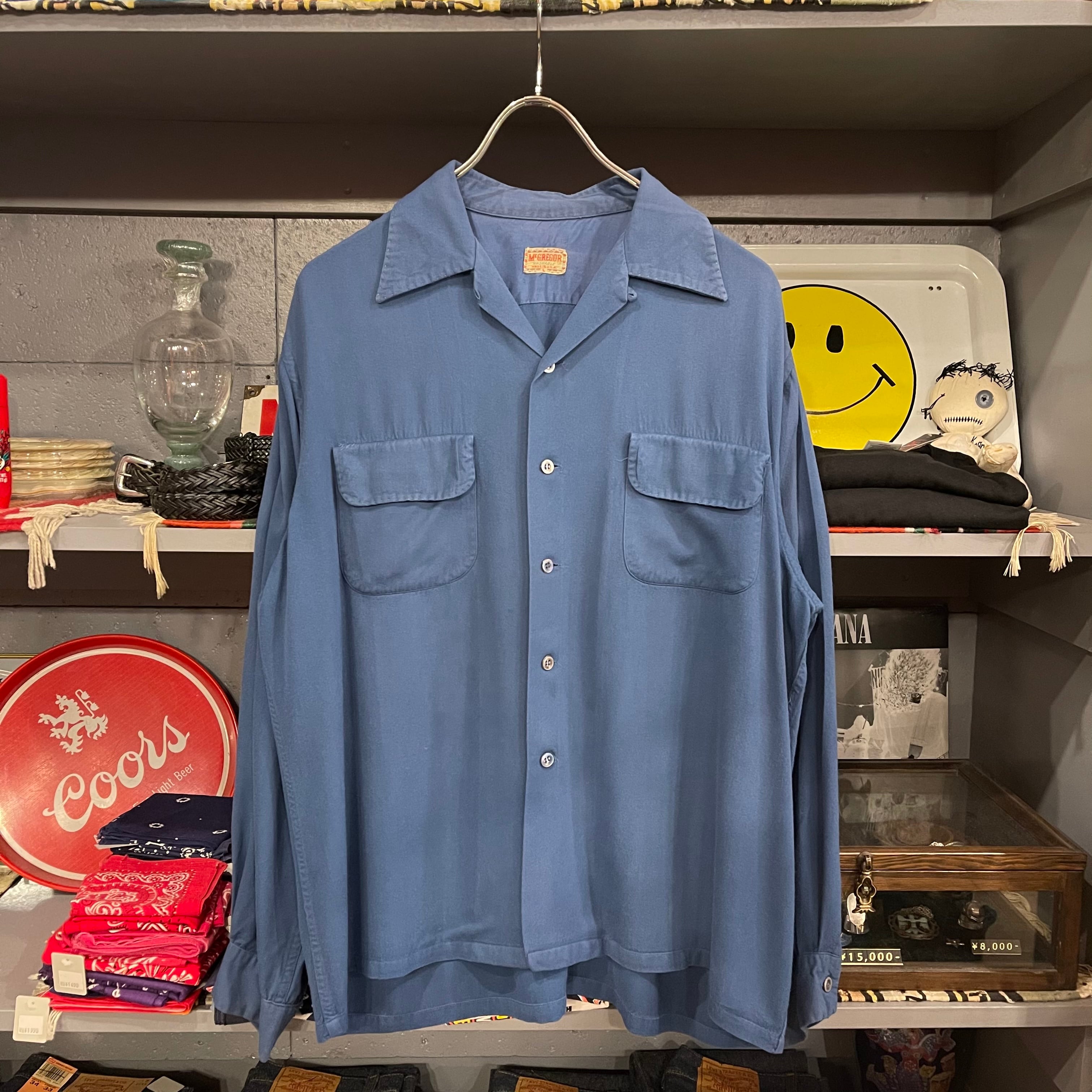 50s McGREGOR Rayon Open Collar Shirt | VOSTOK