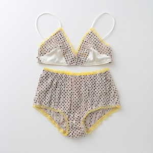 復刻！ヤーチャイカ for GIRLIN'  ::: ベル ド ジュール:::  Bra & Panty Set ジュール (WHITE)