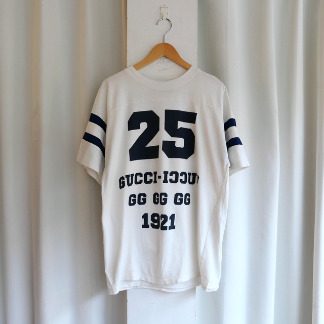 GUCCI NUMBERING FOOTBALL T-SHIRT