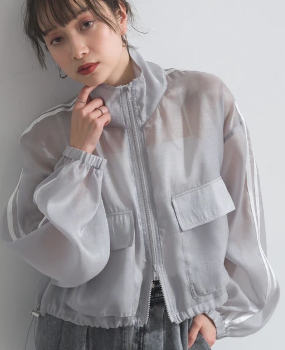ナンバーミーTOKYO" SHEER TRUCK SHORT JACKET"GRAY