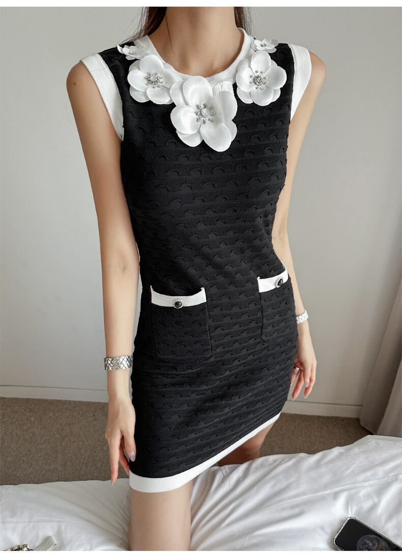 エレガント フローラル ミニドレス | she is （シーイズ