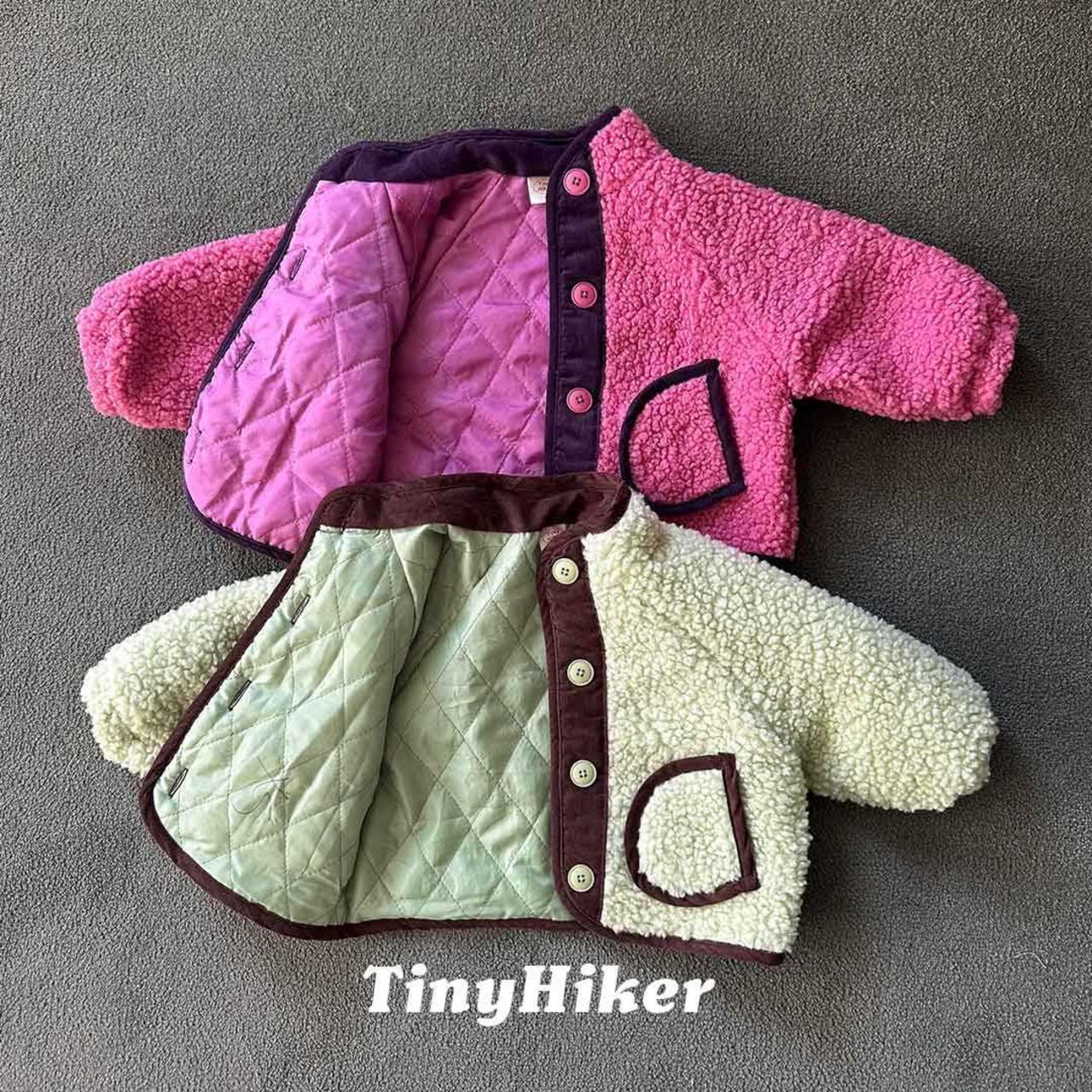 〖取寄〗韓国子供服 / 26winter / TinyHiker / メロナボアジャンパー / キッズ *XS~XL*