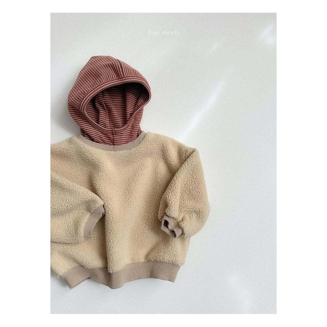 【取寄】minirobe ダンブルフードスウェット｜冬服｜韓国子供服