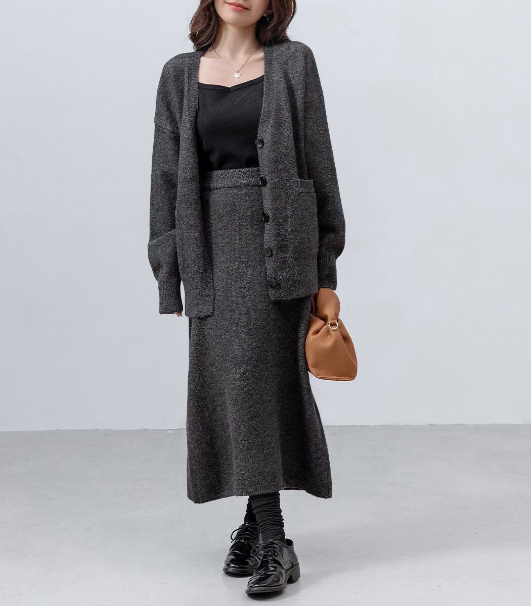 宅配便】タイトスカート ニットセットアップ／tops2150 | DAY CLOSET