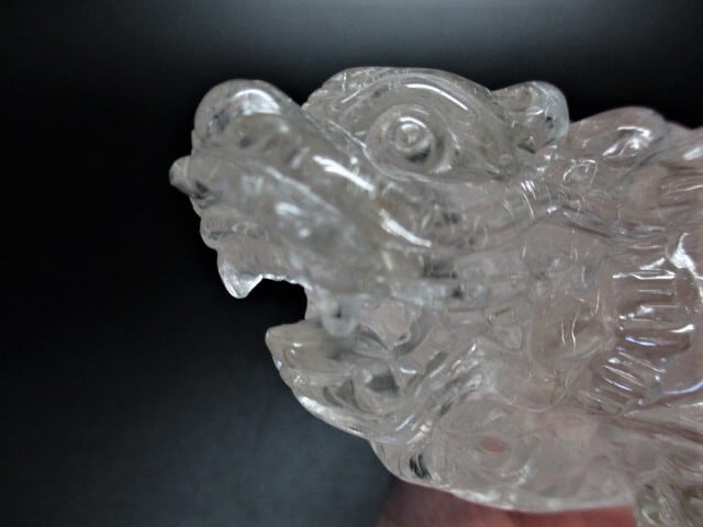 [送料無料][高品質] ルチルクオーツ龍亀「ロングイ」 no.1