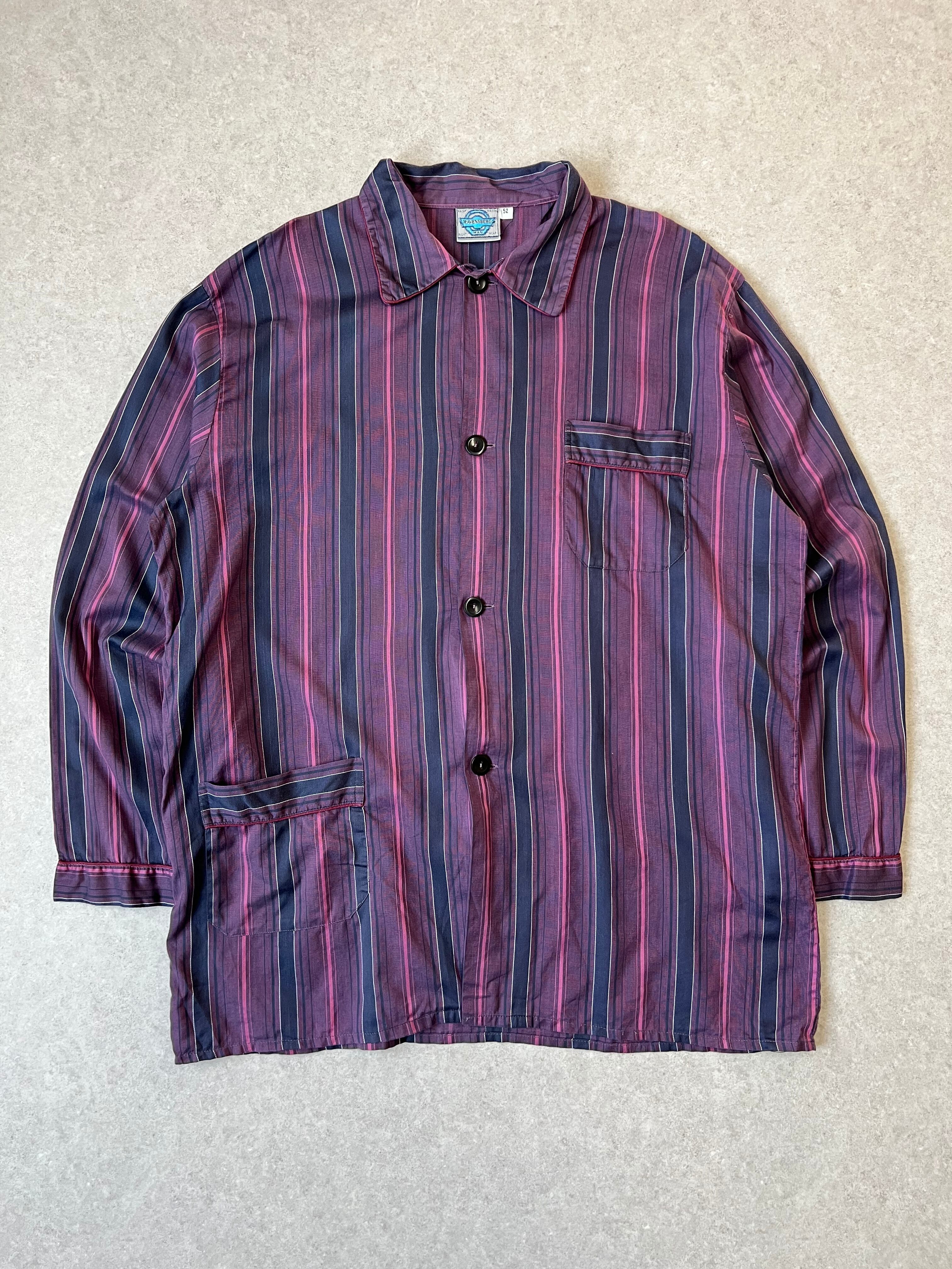 40〜50年代 UMBRO アンブロ バイカラー 長袖 ラガーシャツ メンズM
