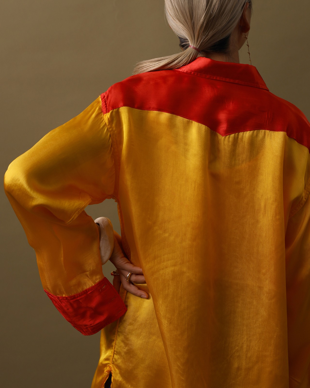 1940's Unknown / Silk Cowboy Shirt