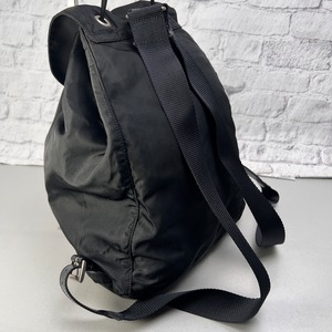 PRADA プラダ 三角ロゴ ナイロン バックパック・リュック 黒 A-13800