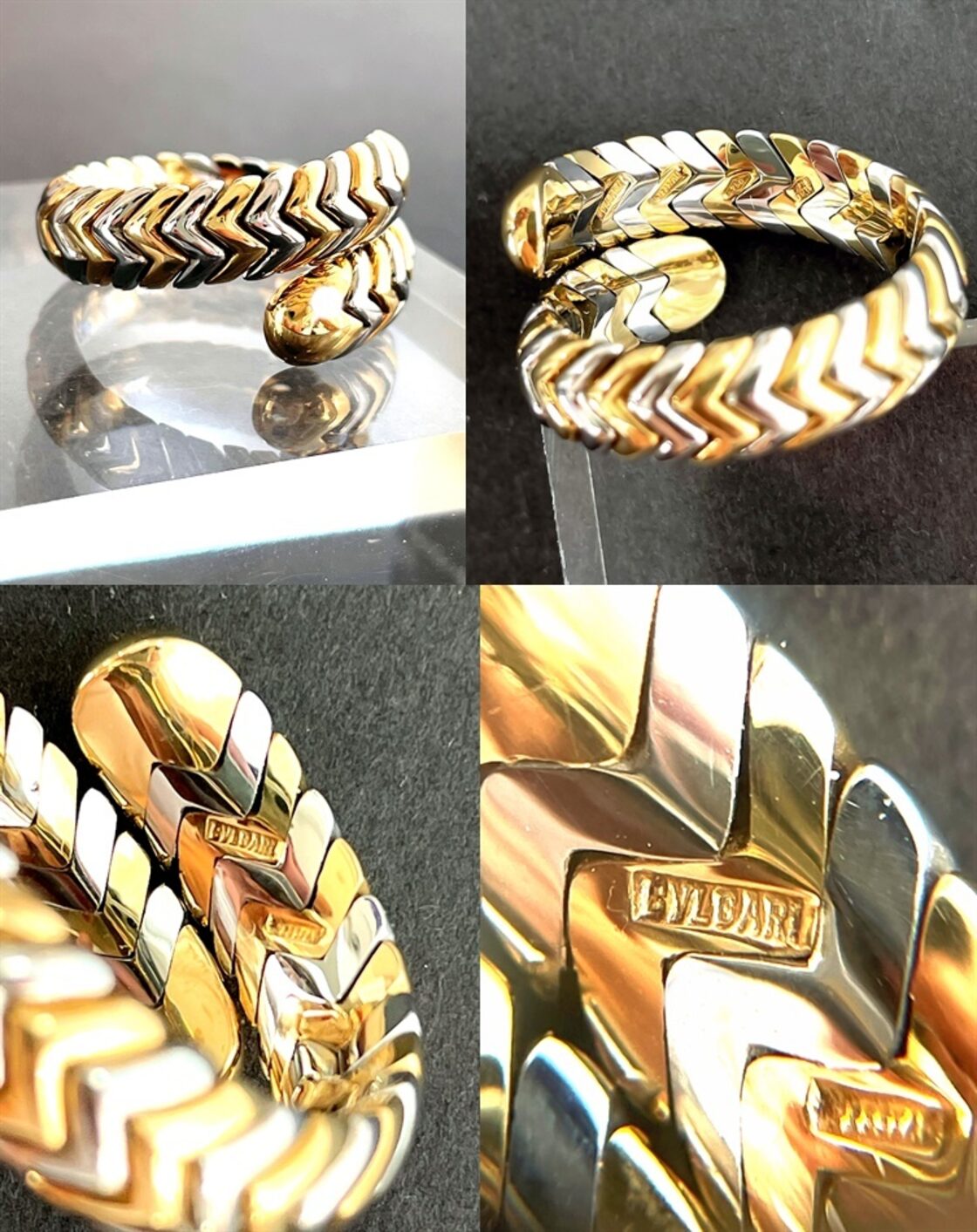 BVLGARI ブルガリ トゥボガス リング スネーク K18YG 750 SS | PAY ID