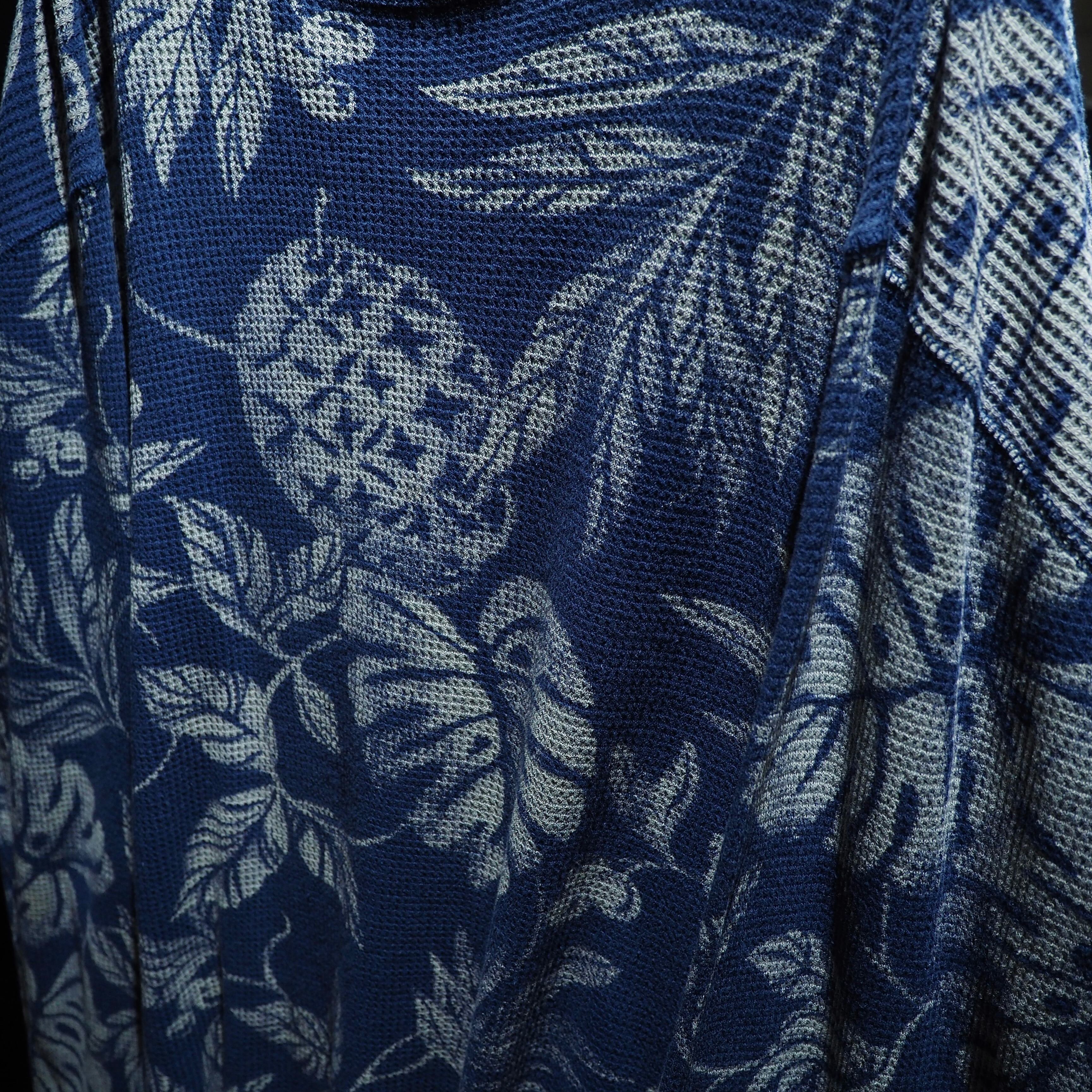 1990s ” Polo Ralph Lauren ” Beautiful leaf printed vintage loose long sleeve Tee