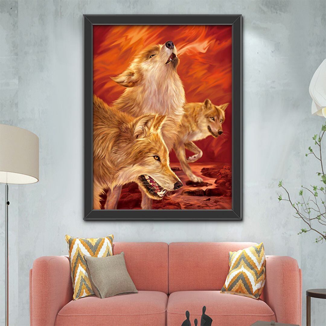 狼 レンチュラー 絵