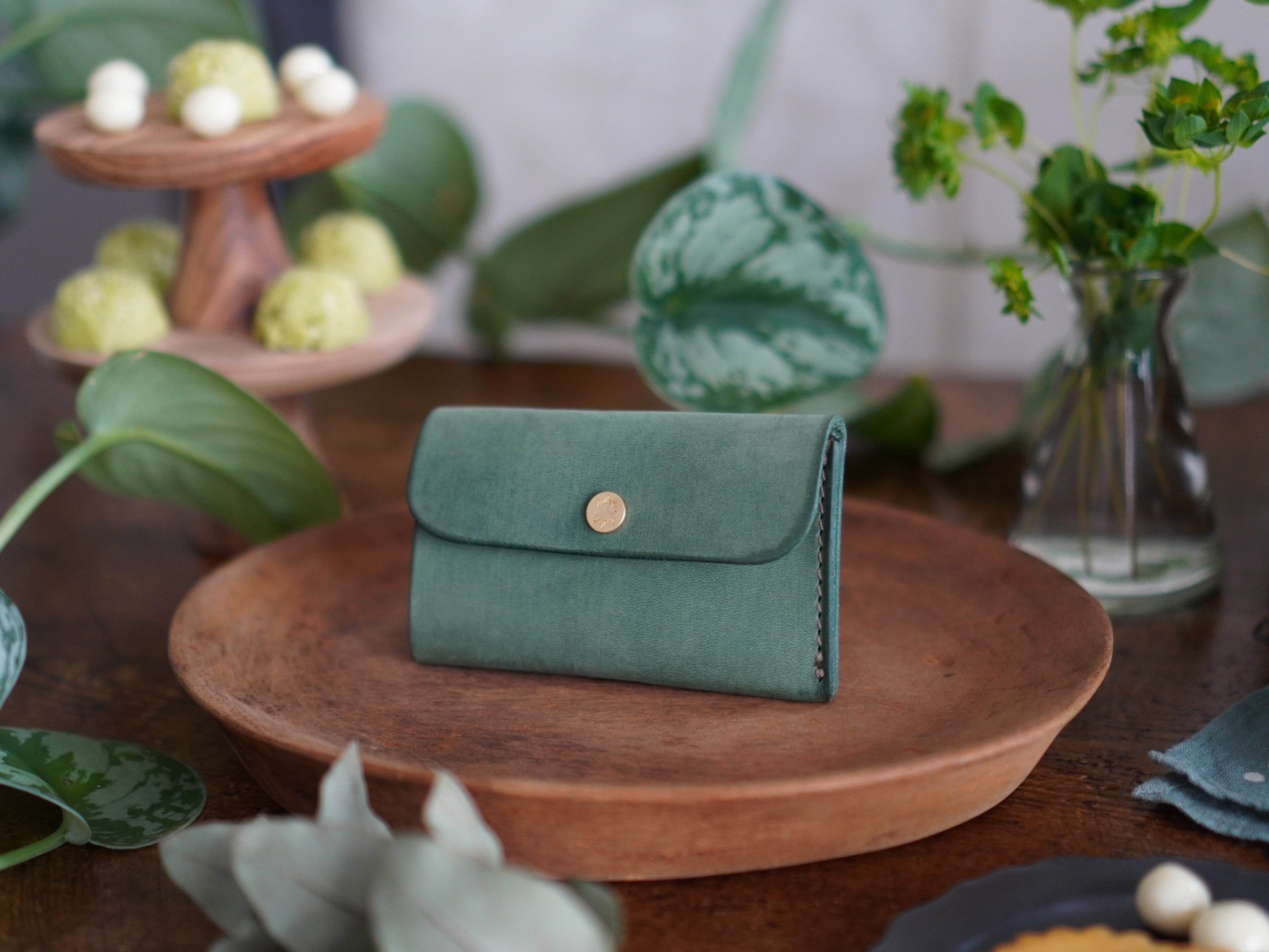 【Macaron Green】キー＆カードケース