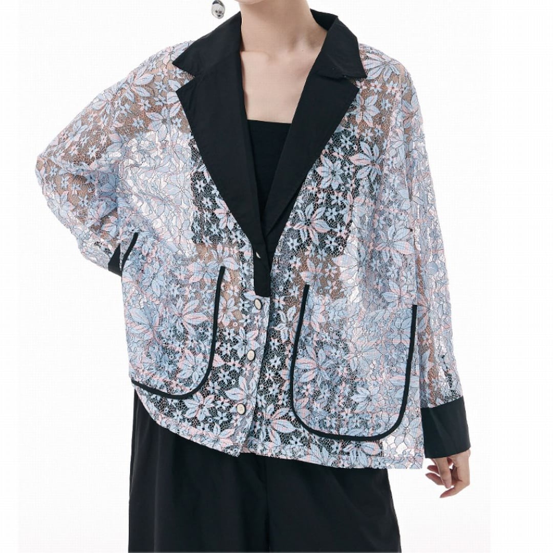 花柄レースシースルージャケット JK0209 | Style Sombre（スタイル