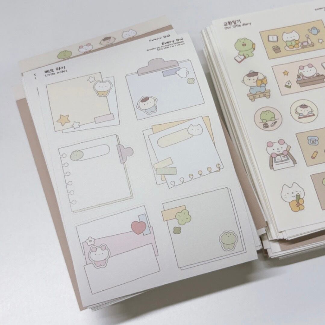 every doi〔sticker -Little notes- 〕