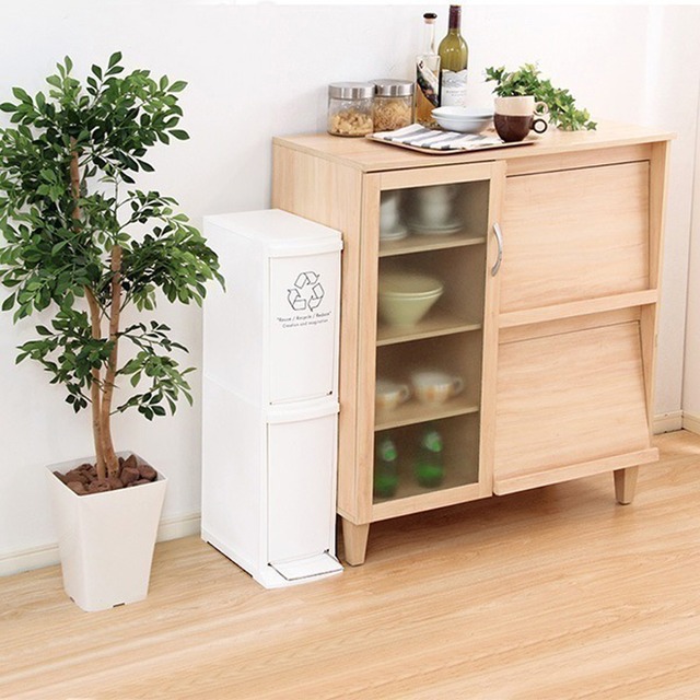 縦開き 自動開閉ゴミ箱 10L センサー感知 どことでも使える乾電池式