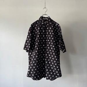 -PERRY ELLIS- geometric pattern shirt