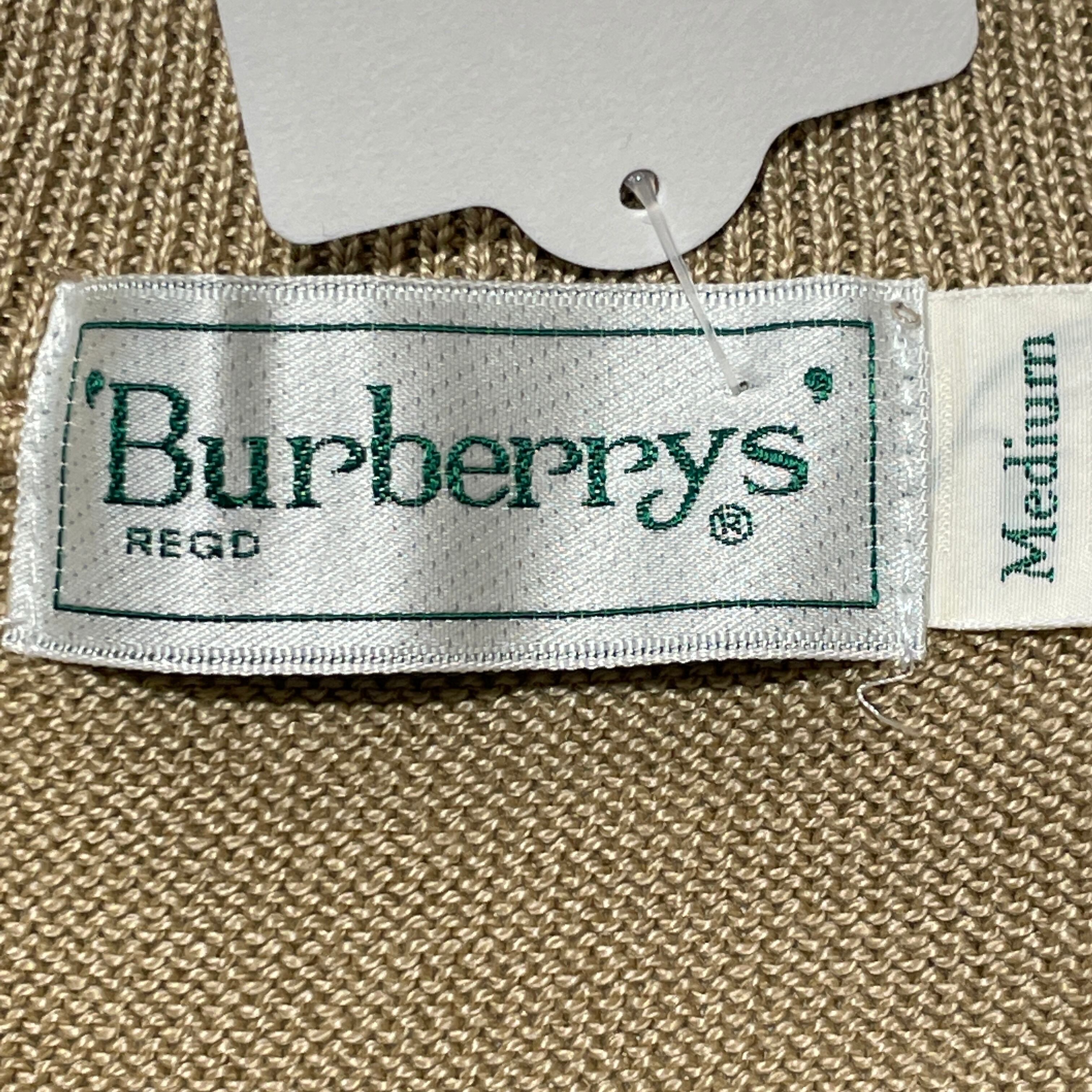 Burberry/knit vest/beige/ladies/バーバリー/ニットベスト/ベージュ