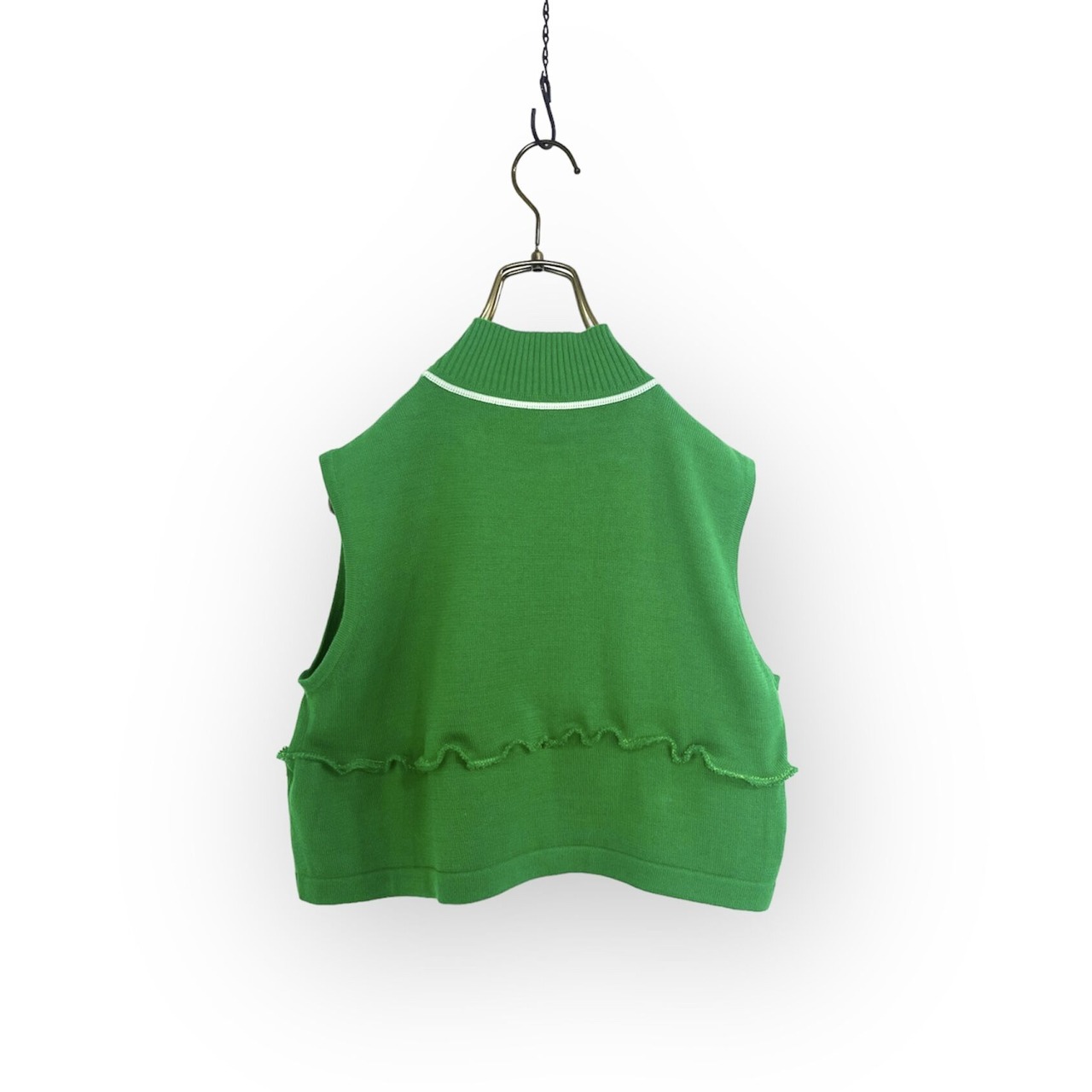 retro green color remake knit-3582-8