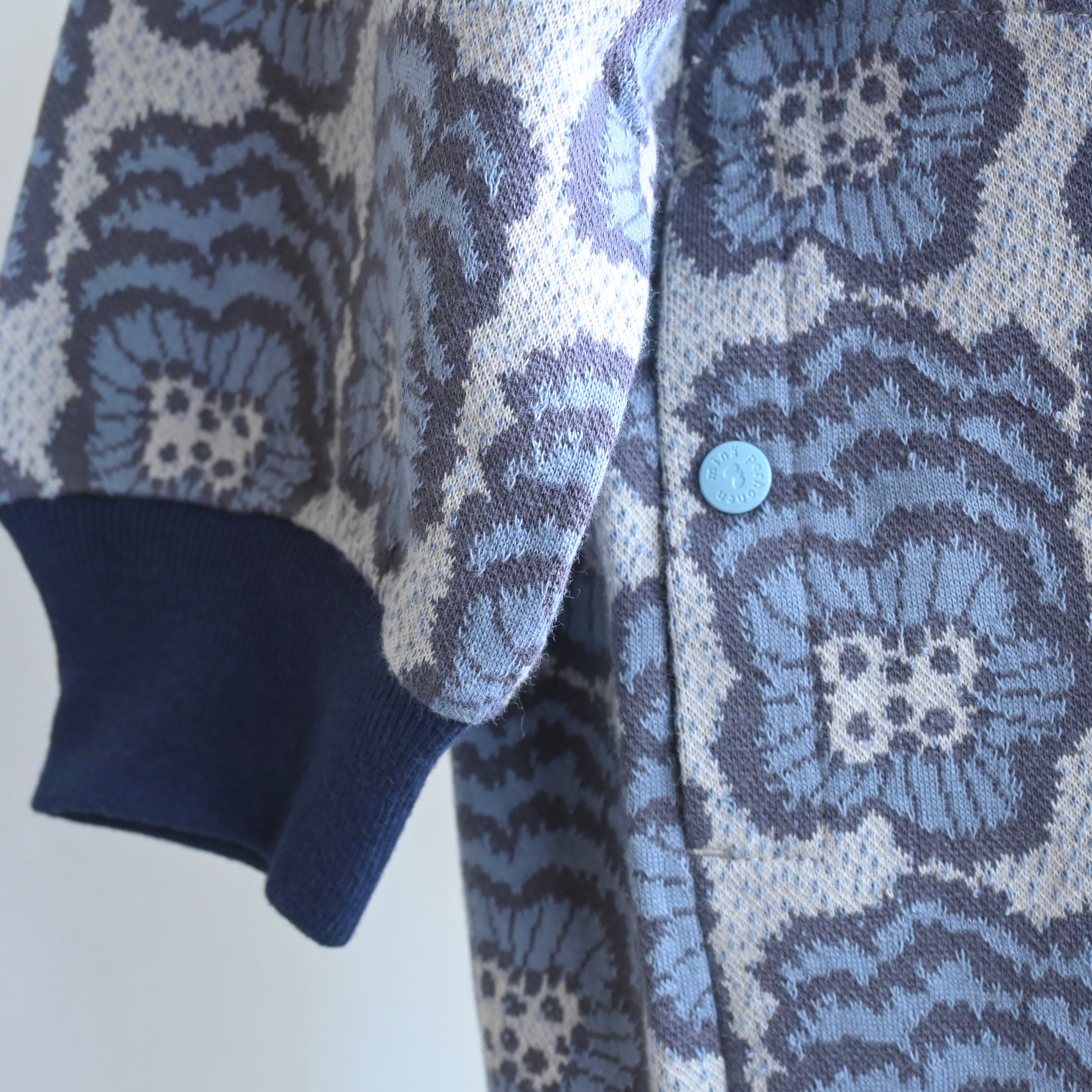 mina perhonen 2025AW》happy bloom ワンピース / blue / 140cm
