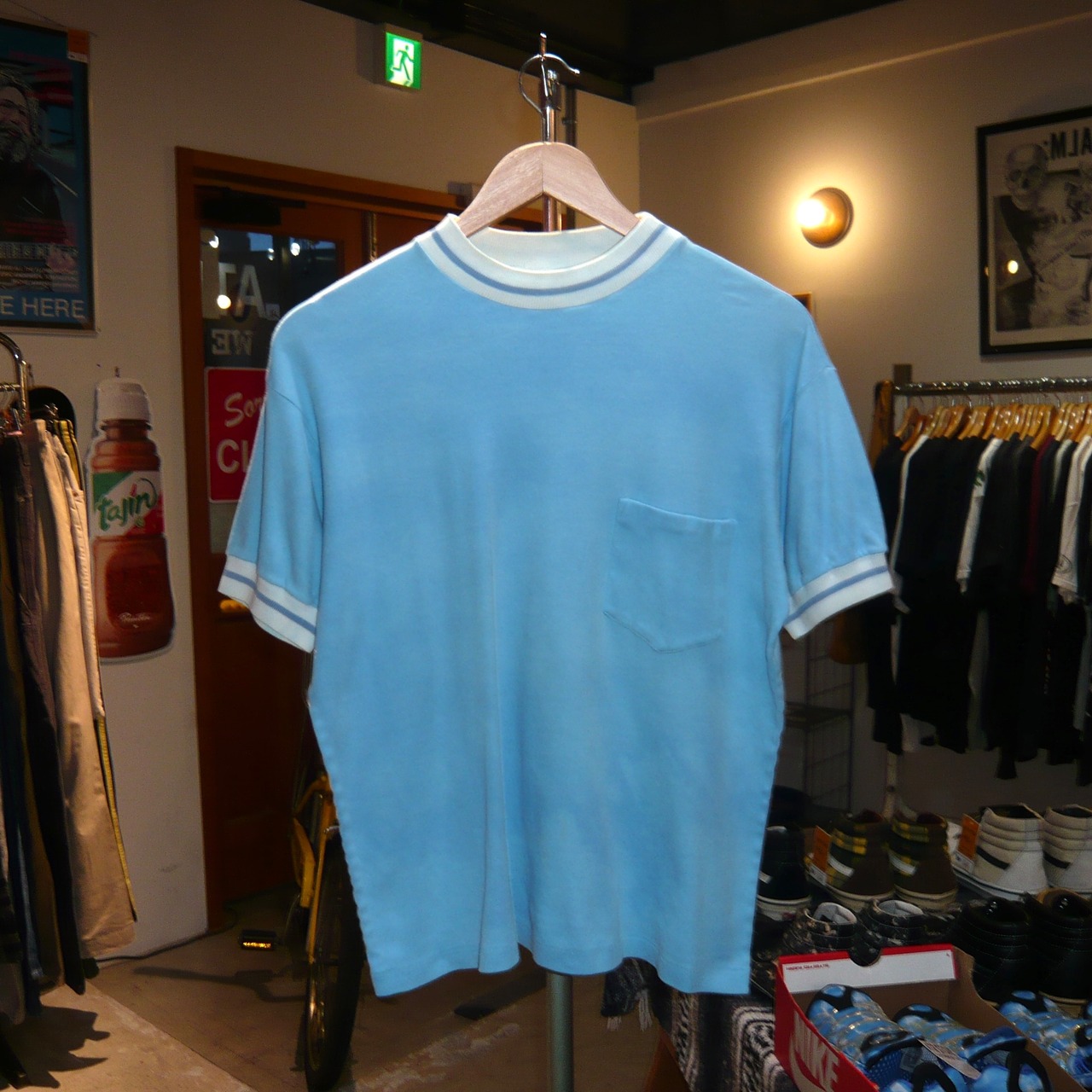 70s ARROW ポケットTシャツ リンガー